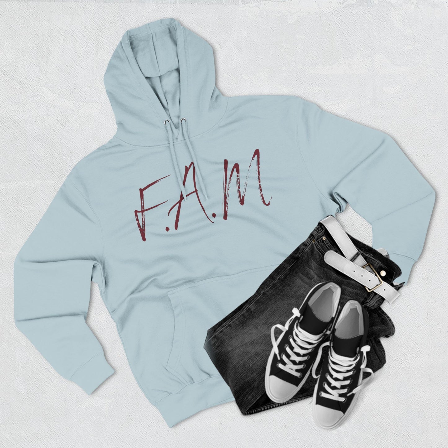 Fam Hoodie Marron Words
