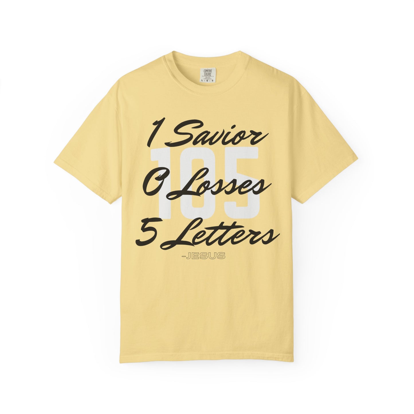 Adult 105 Christian Black and White Letters