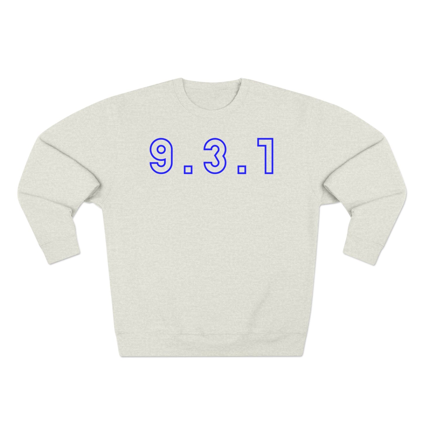931 Crewneck Blue Words