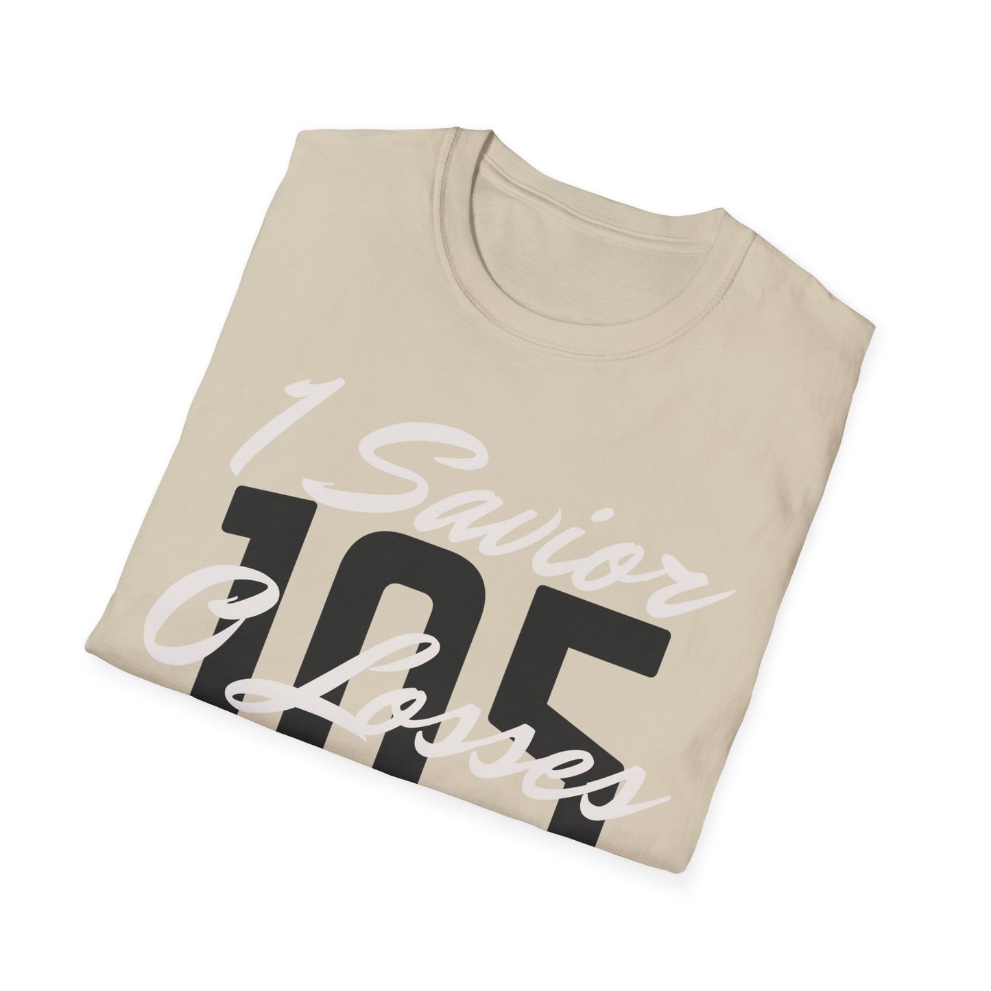 Adult 105 Christian White and Black Letters