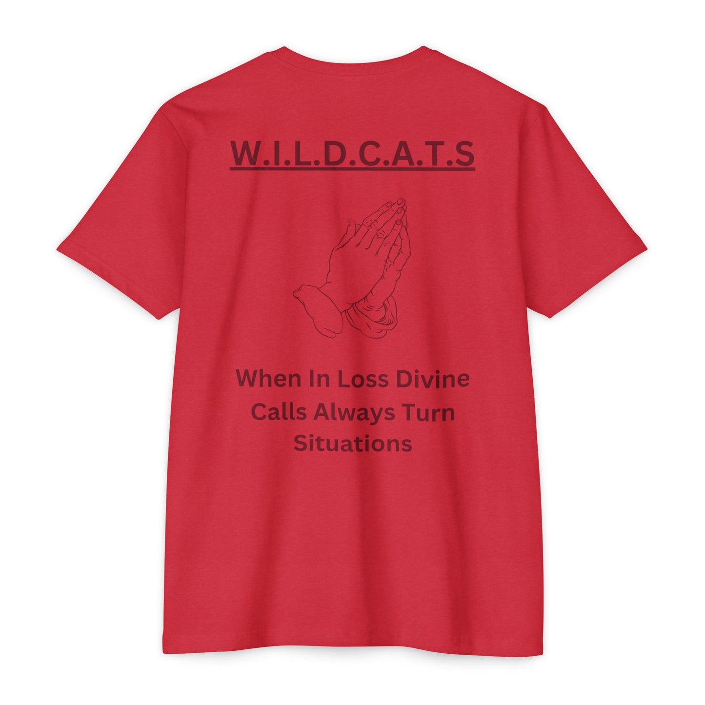 Wildcats Christian Marron Letters & Picture
