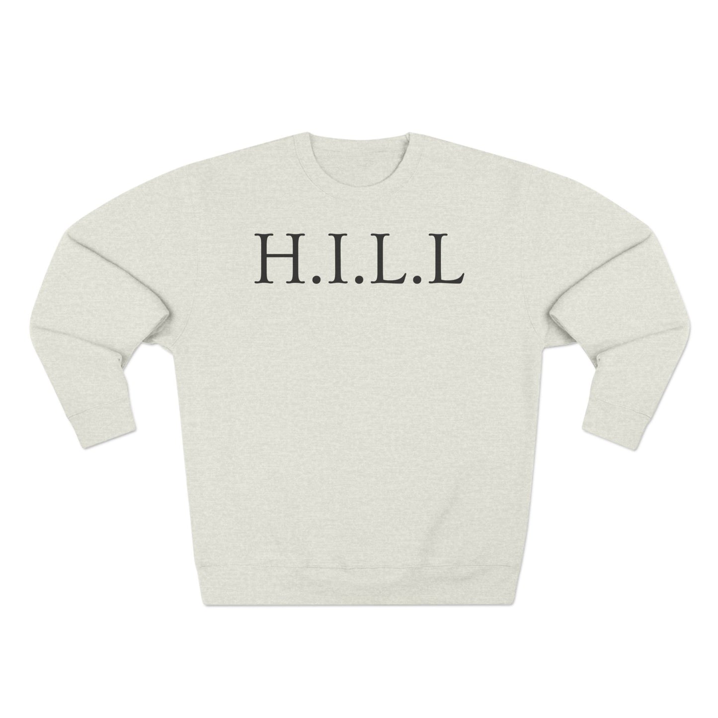 Hill Christian Black Words Crewneck