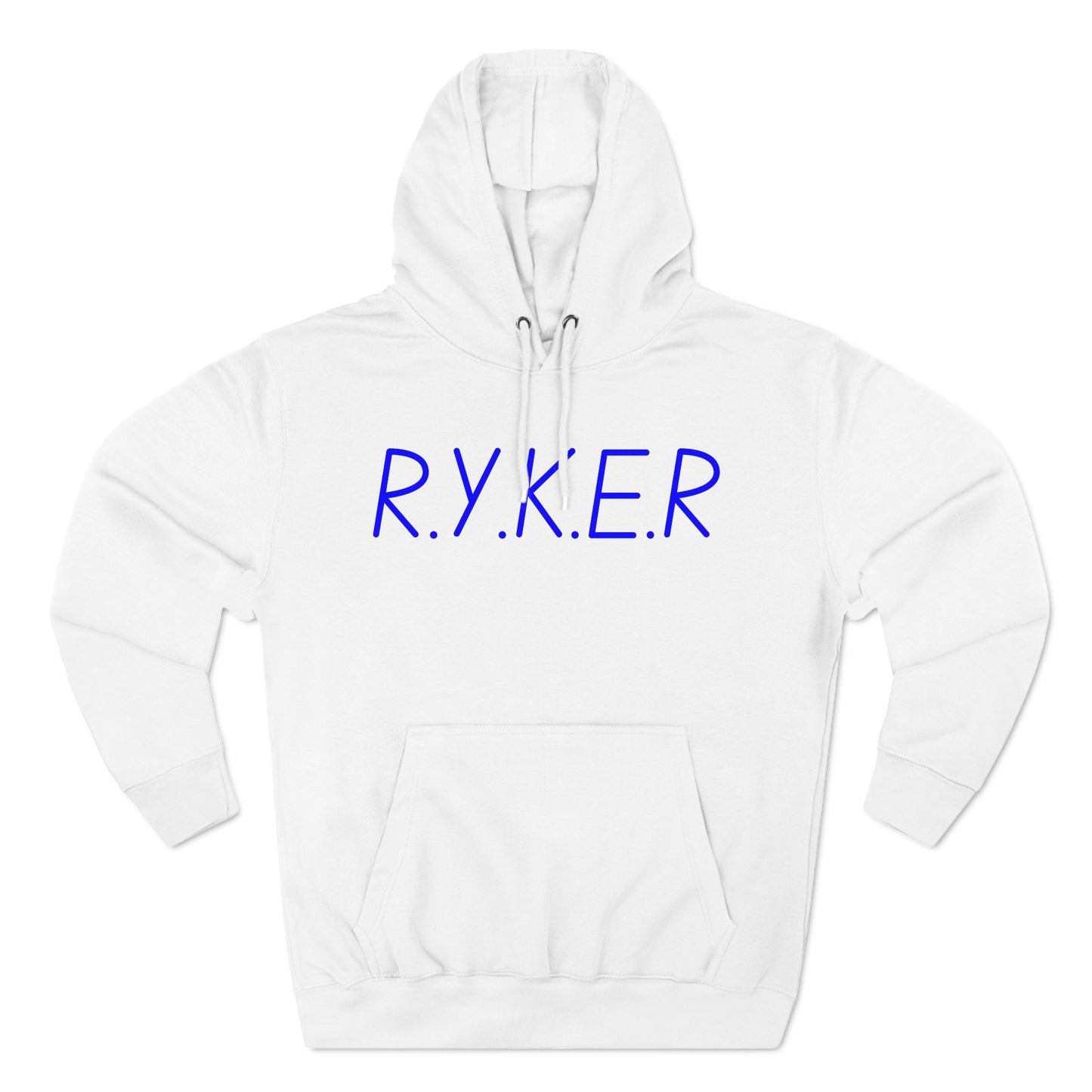 RYKER Christian Blue Letters Hoodie