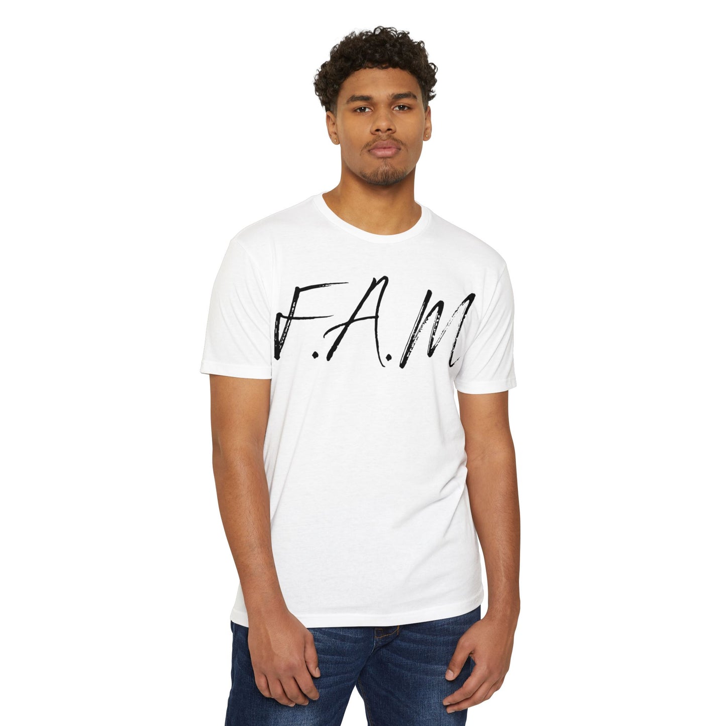Fam Christian Black Letters & Image Blended