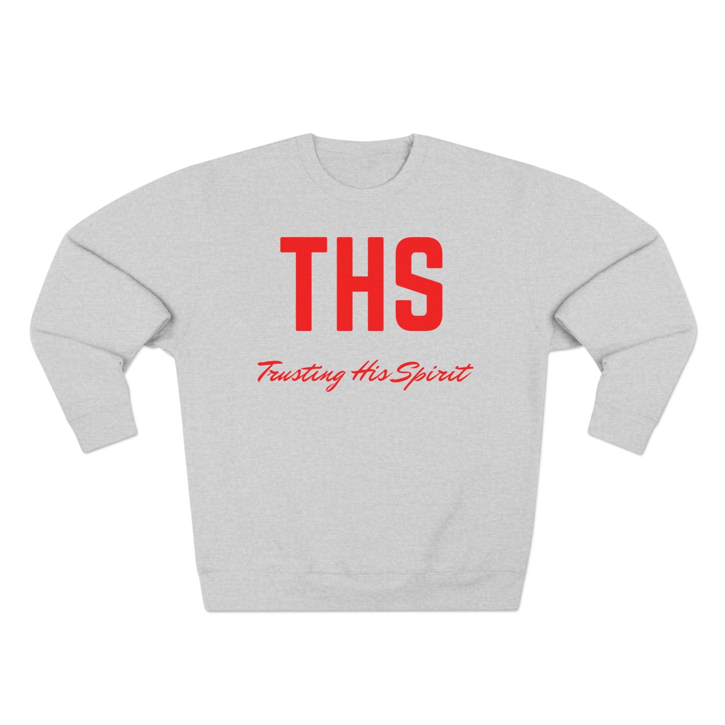 Adult THS Christian Red Letters Crewneck