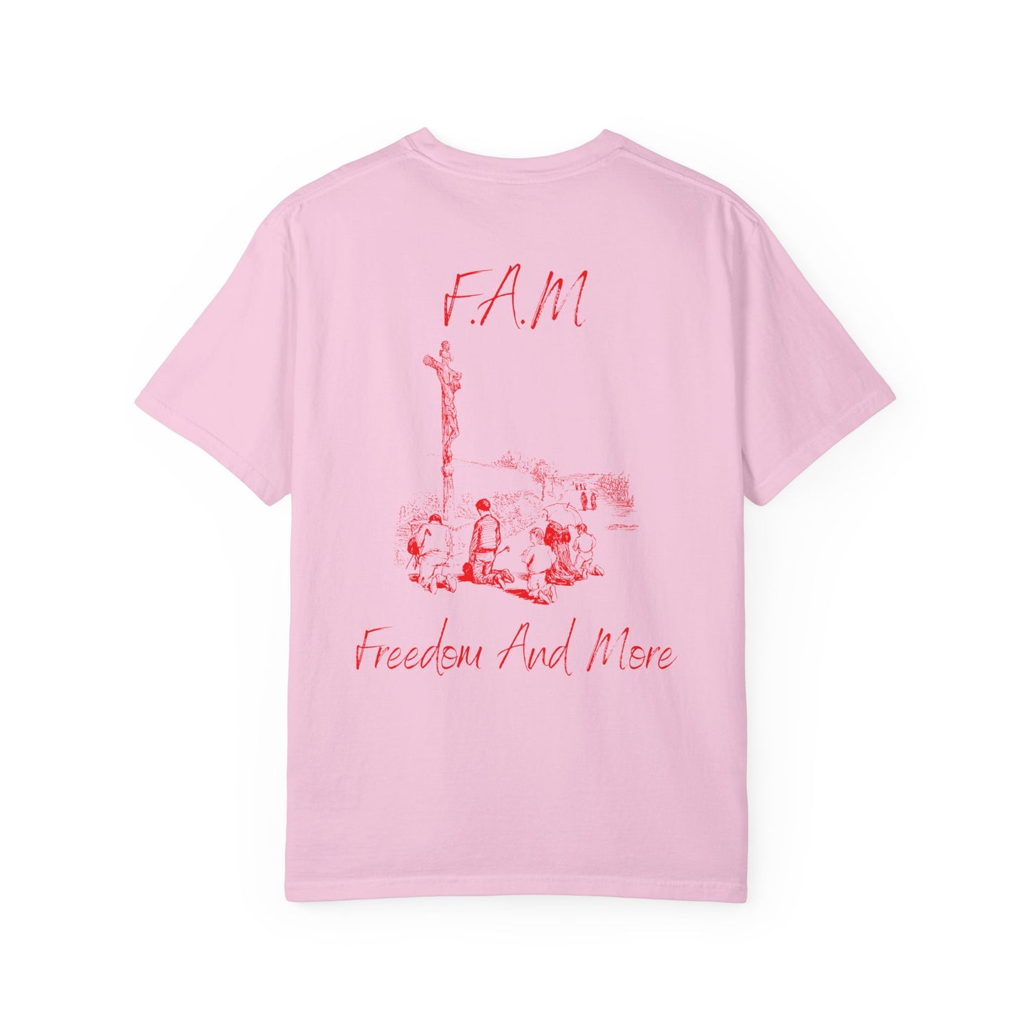 Fam Christian Red Letters & Image
