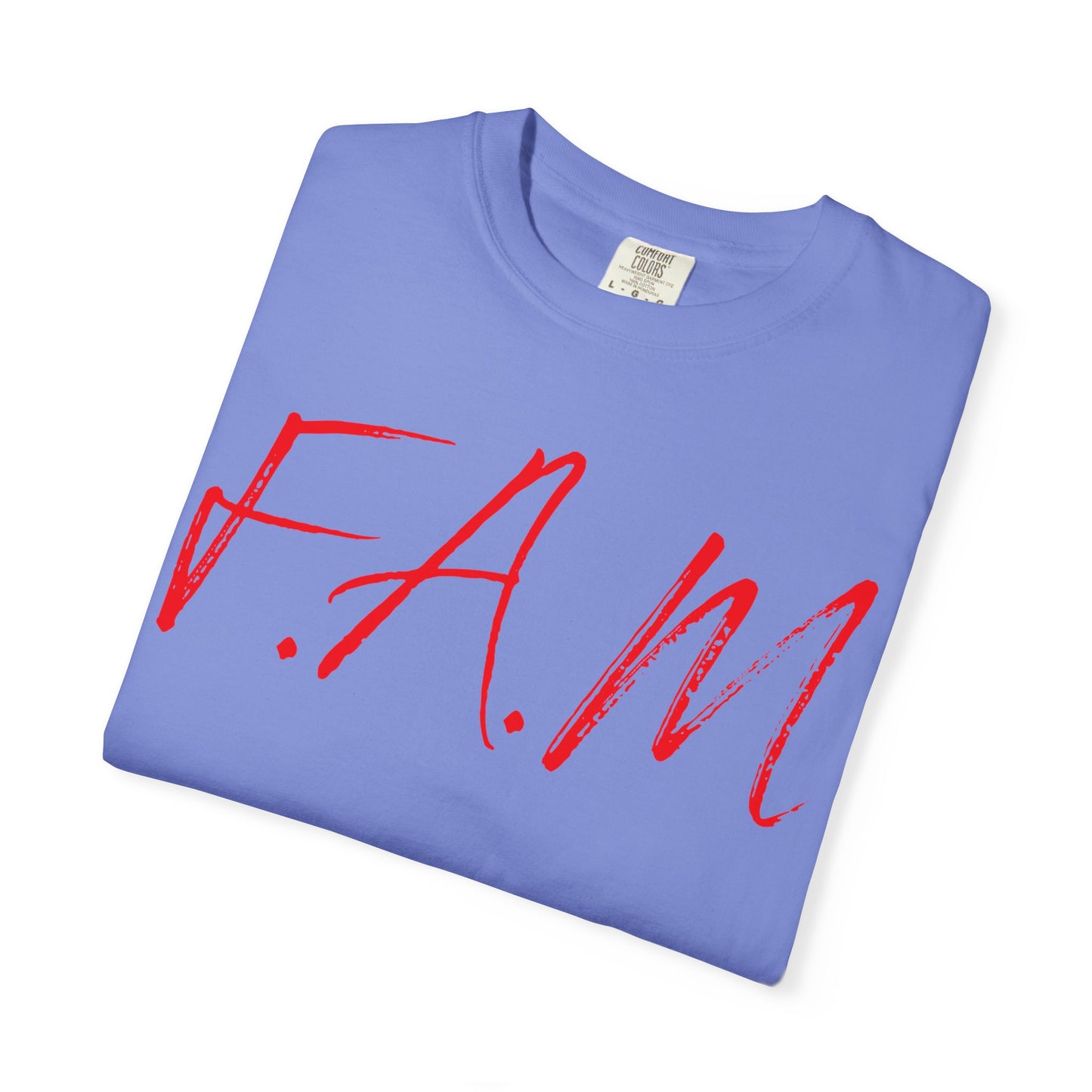 Fam Christian Red Letters & Image