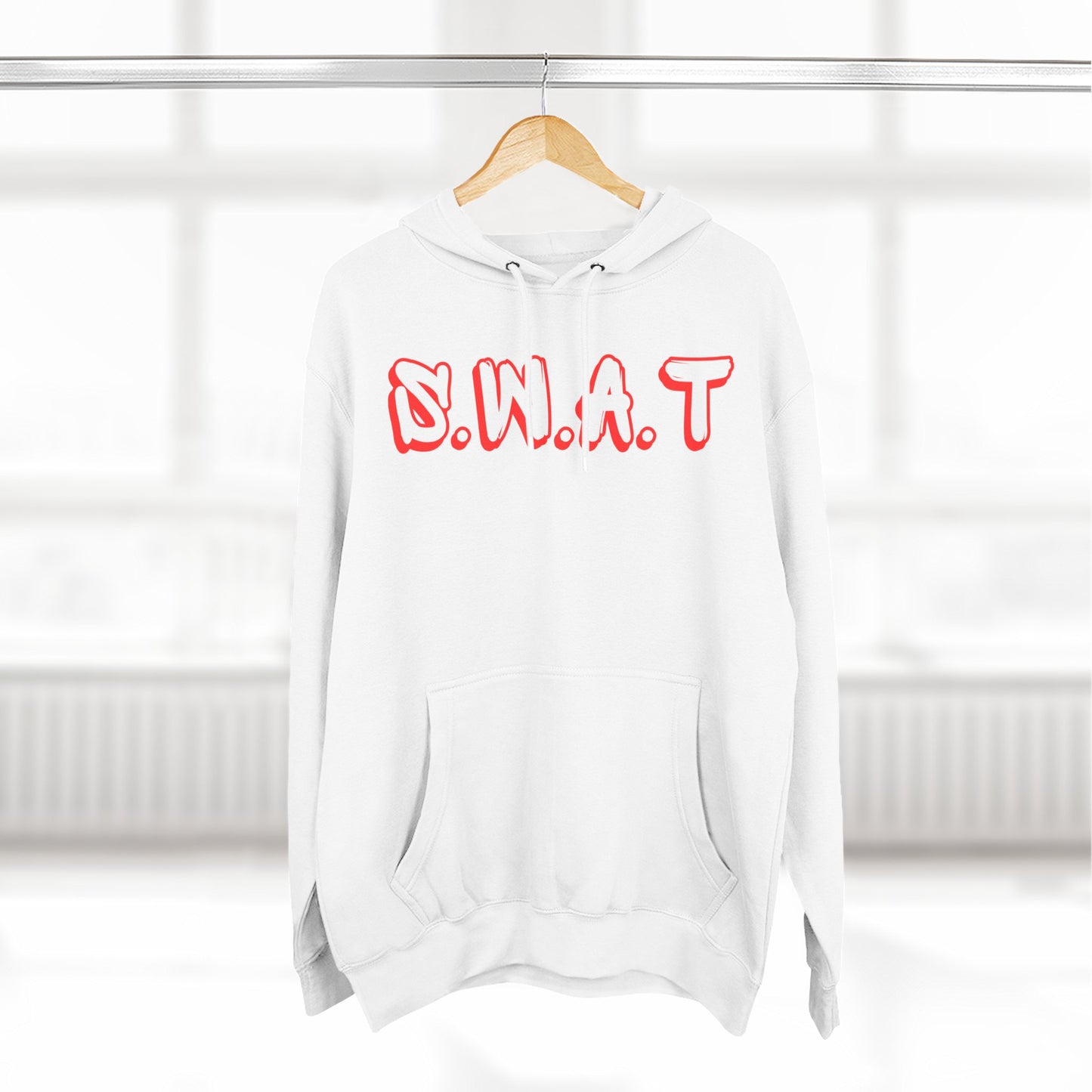 Swat Christian Red Words Hoodie