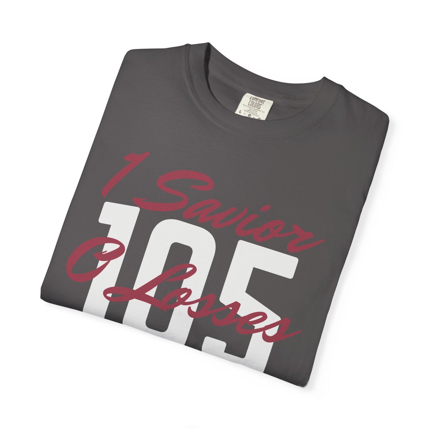 Adult 105 Christian Marron and White Letters