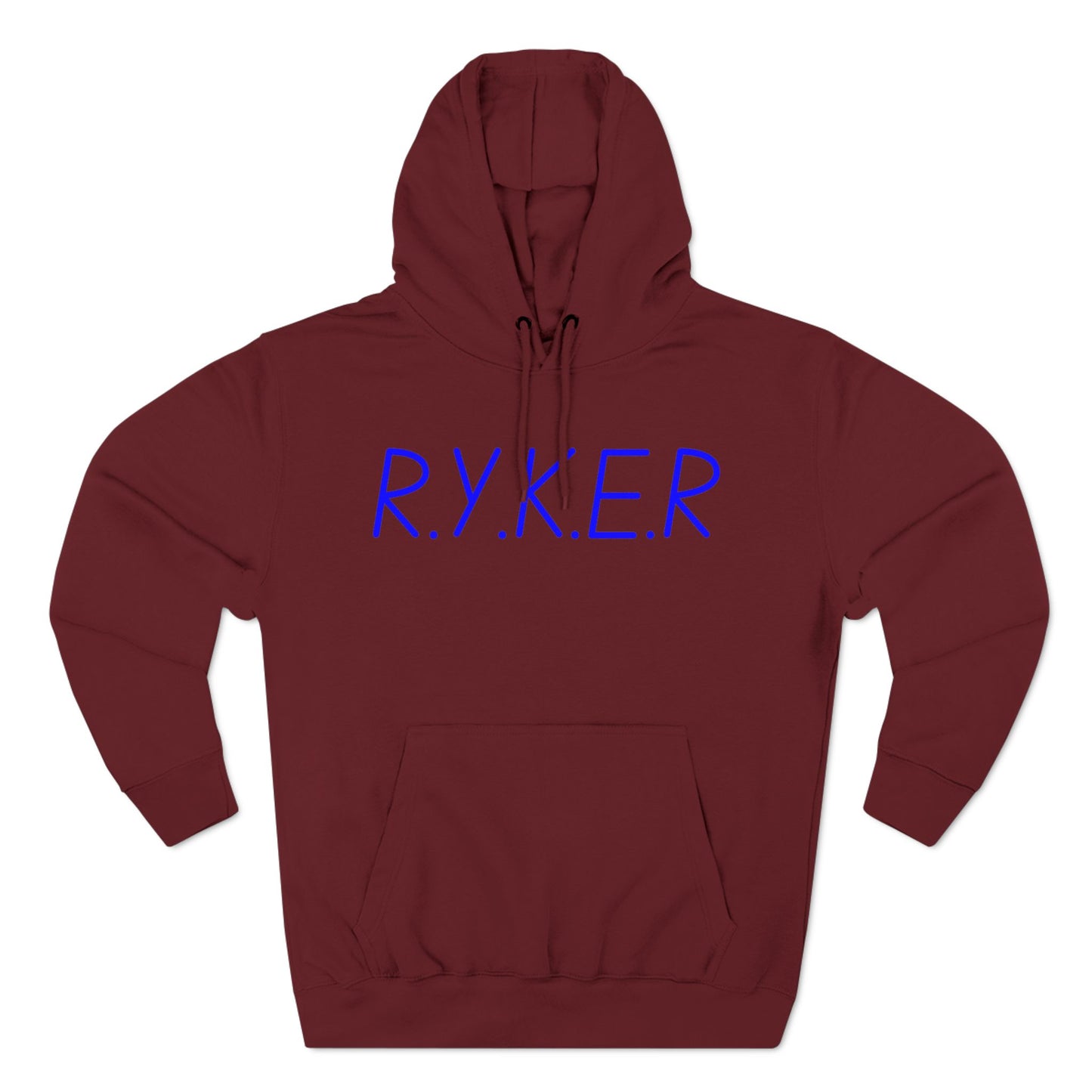 RYKER Christian Blue Letters Hoodie