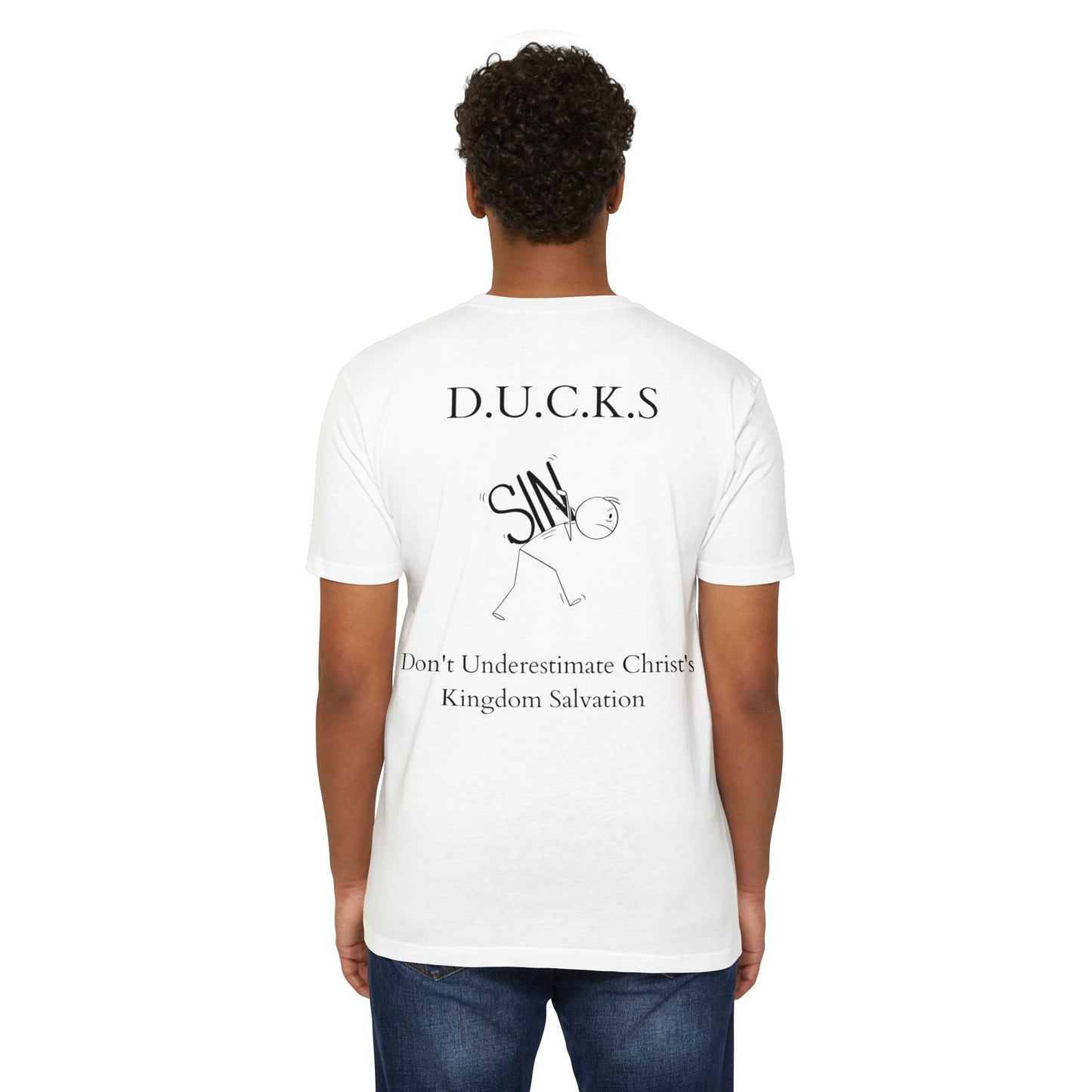 Adult DUCKS Christian Black Premium Tee