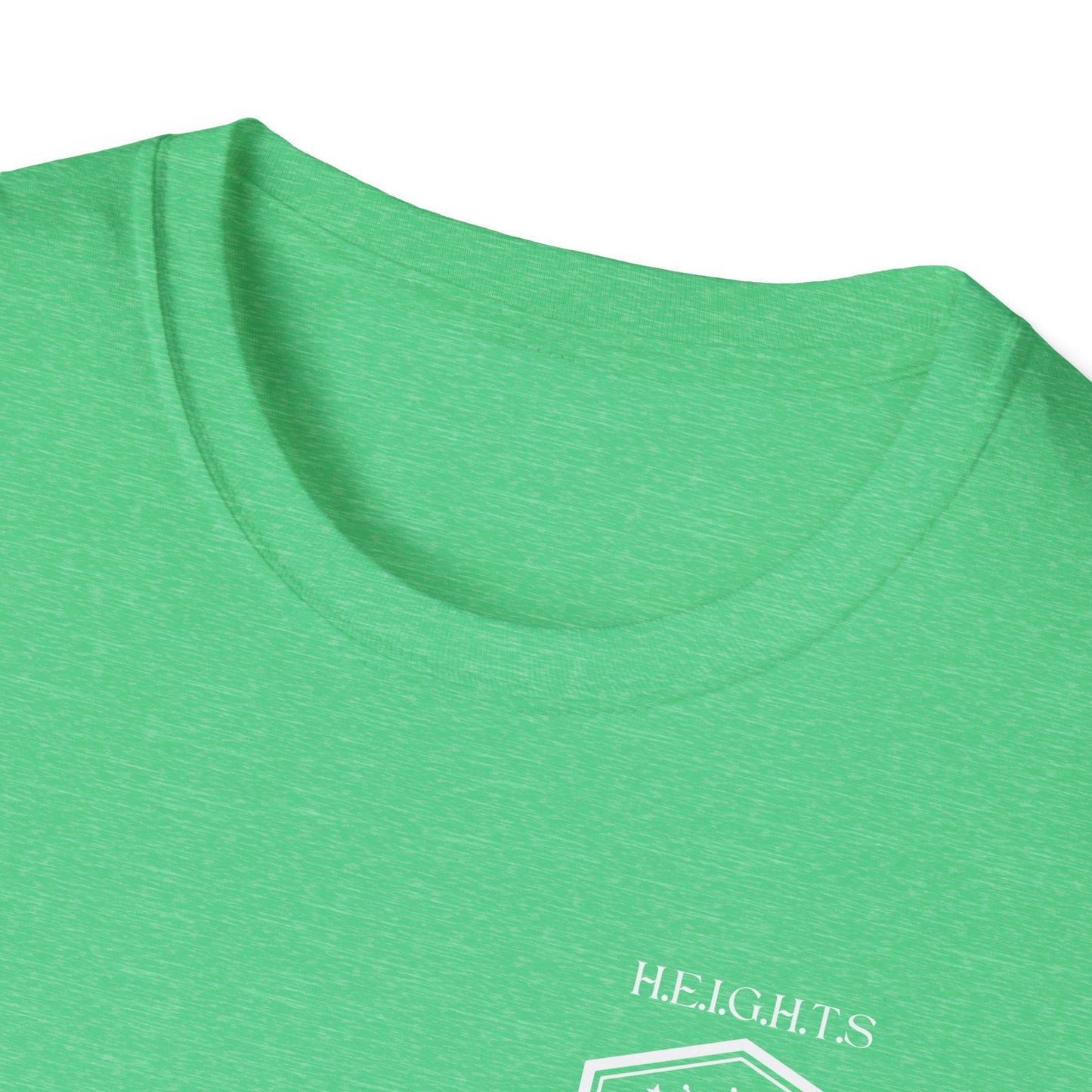 Heights Christian White Letters & Image
