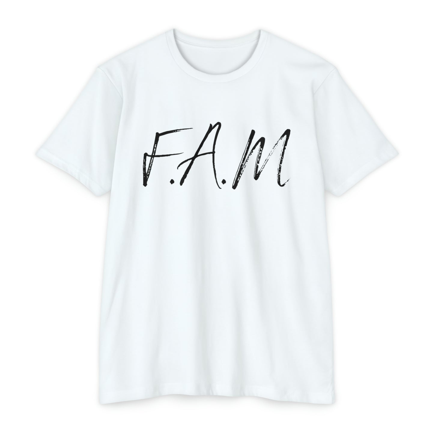 Fam Christian Black Letters & Image Blended