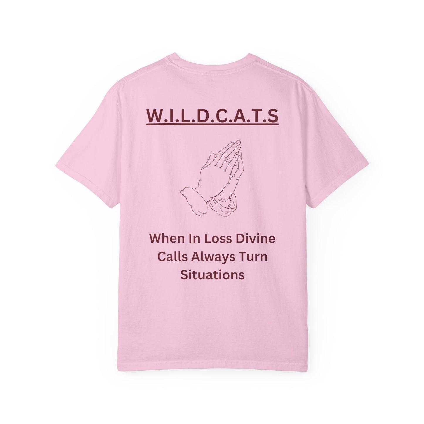 Wildcats Christian Marron Letters & Picture