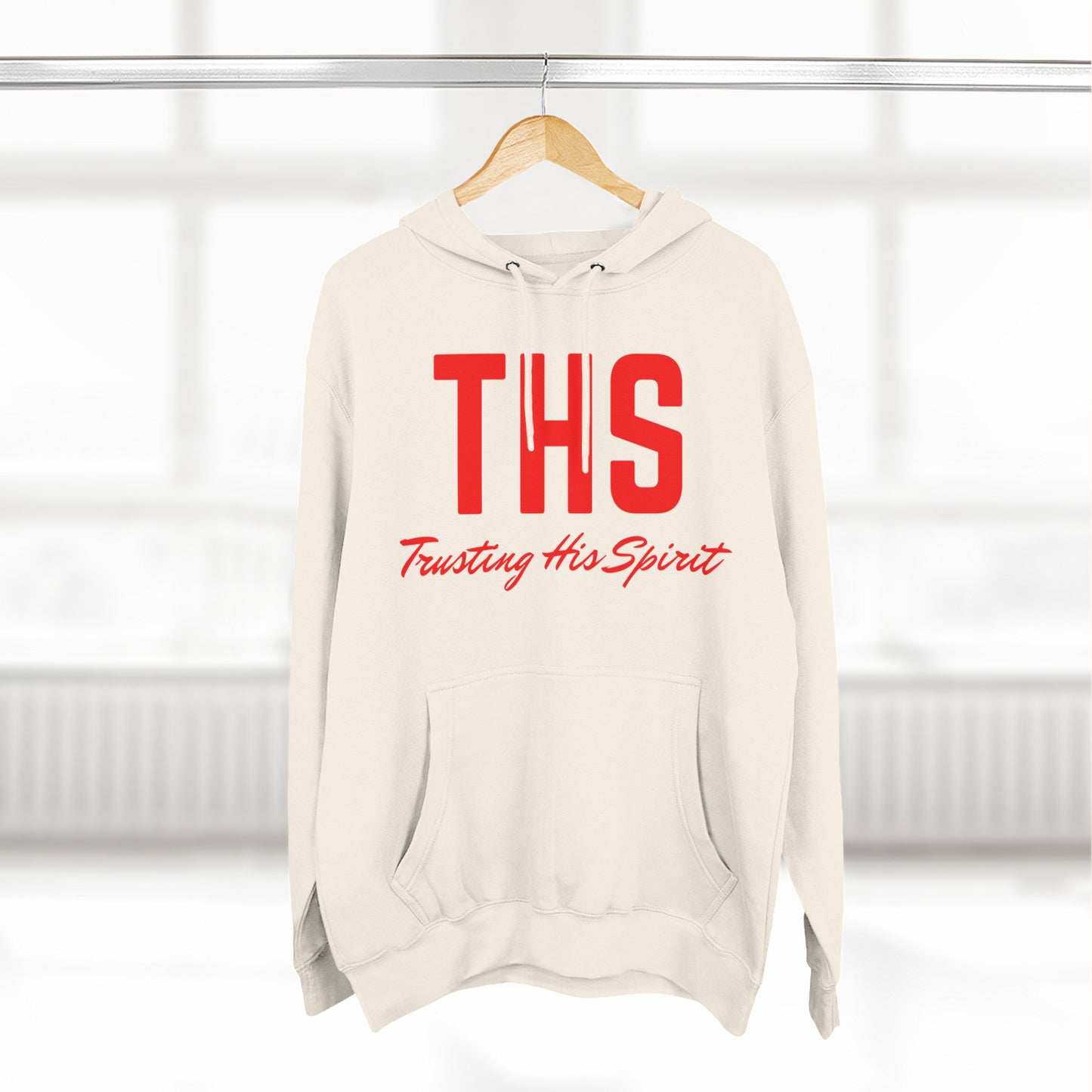 Adult THS Christian Red Letters Hoodie