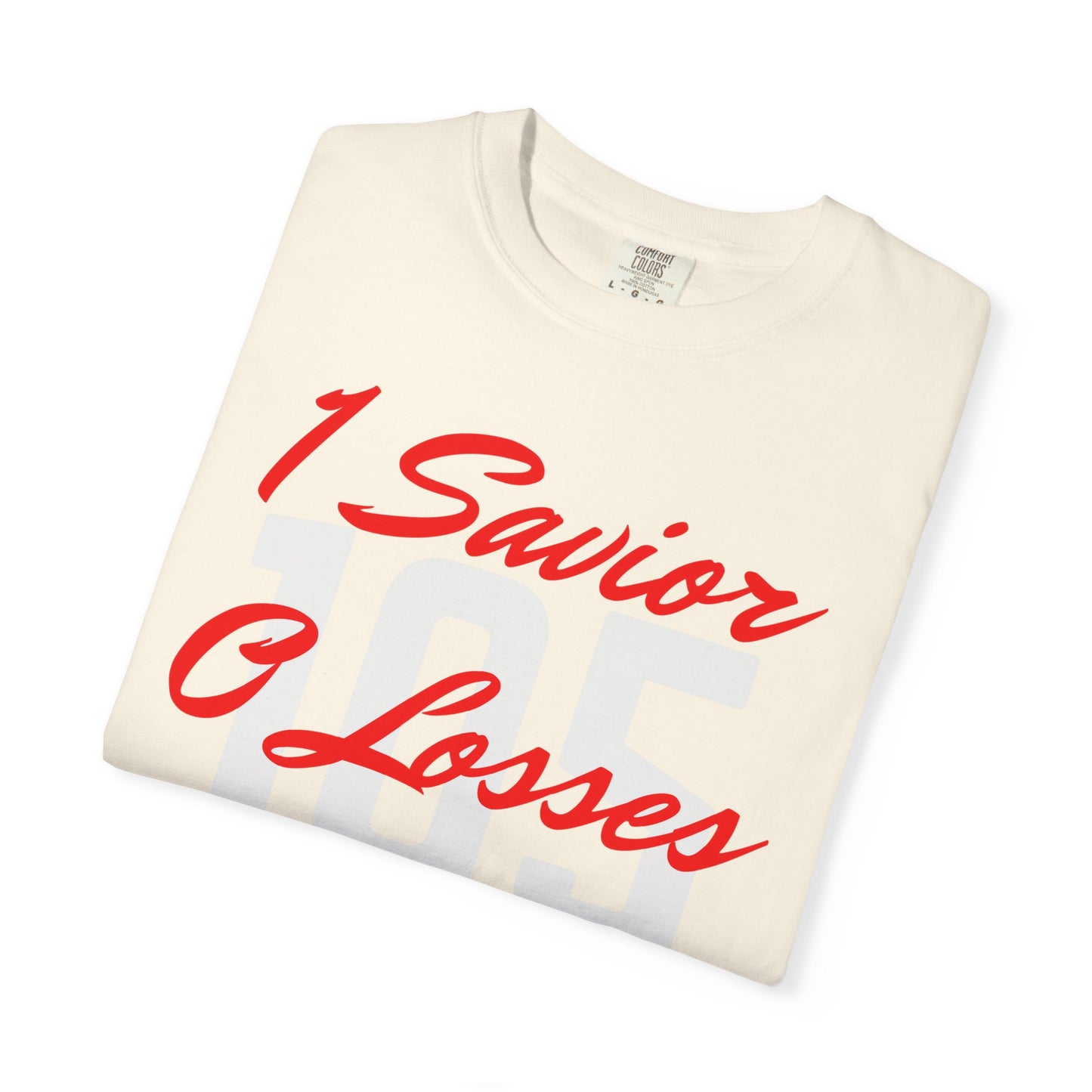 Adult 105 Christian Red and White Letters