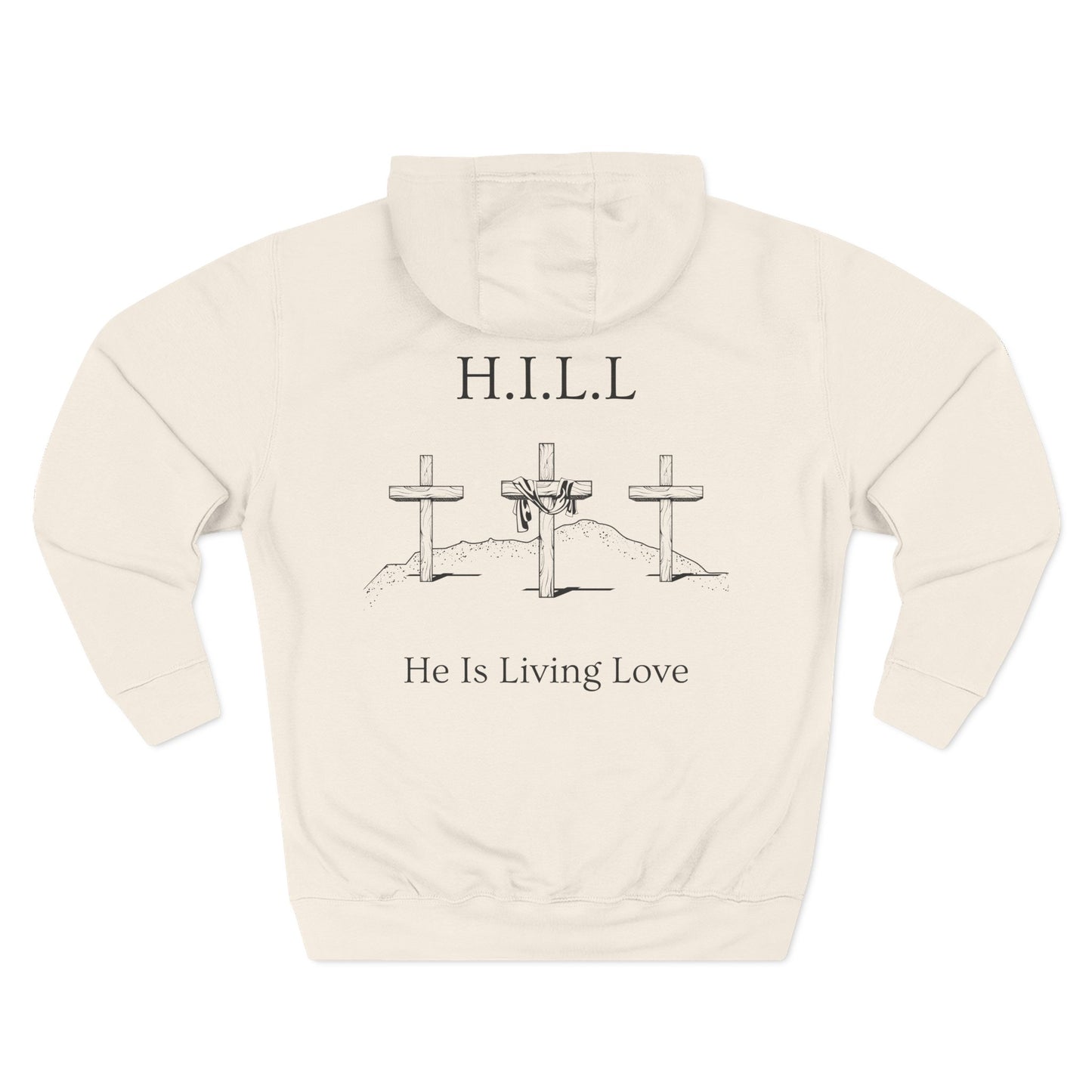 Hill Christian Black Words Hoodie