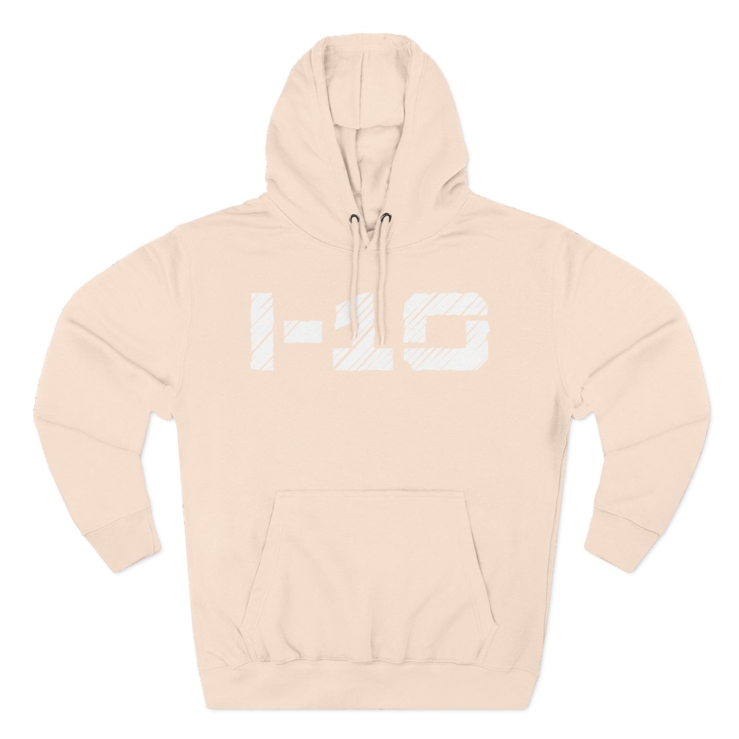 I-10 Christian White Words Hoodie