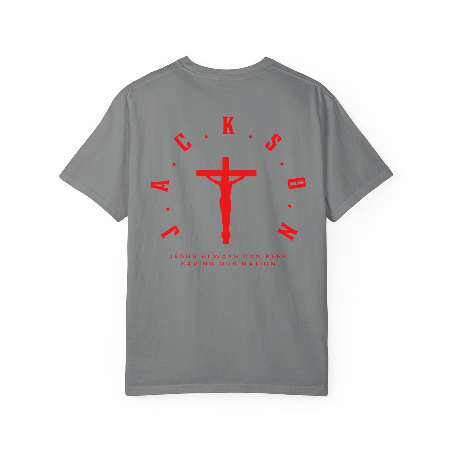 Jackson Believing Christian Red Letters & Cross