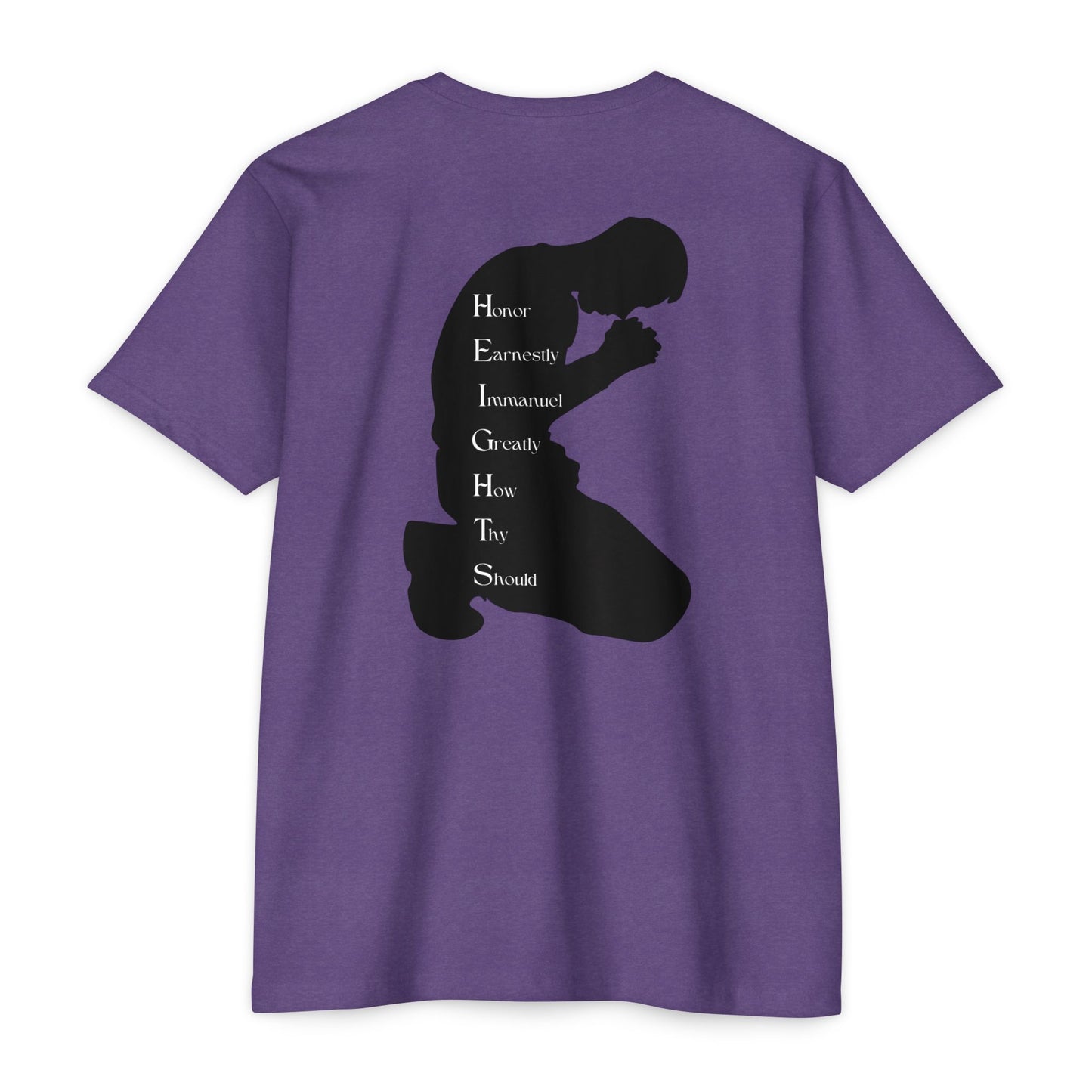 Heights Christian Black Letters & Image Blended