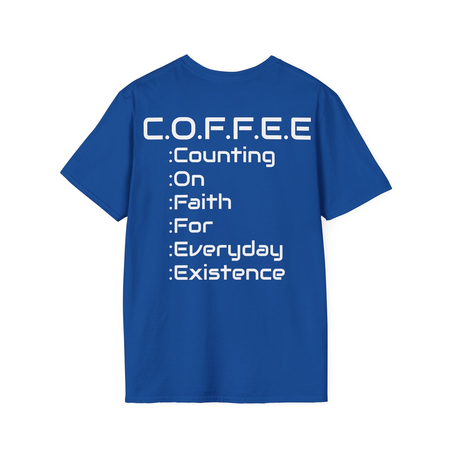 Adult Coffee Christian White Words Only