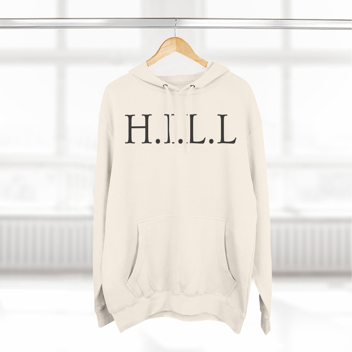 Hill Christian Black Words Hoodie