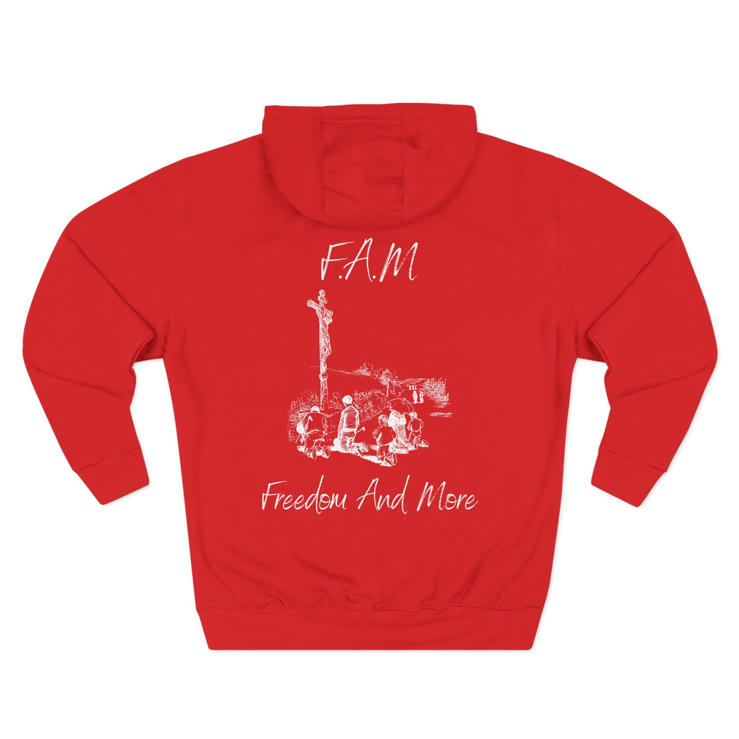 Fam Hoodie White Words