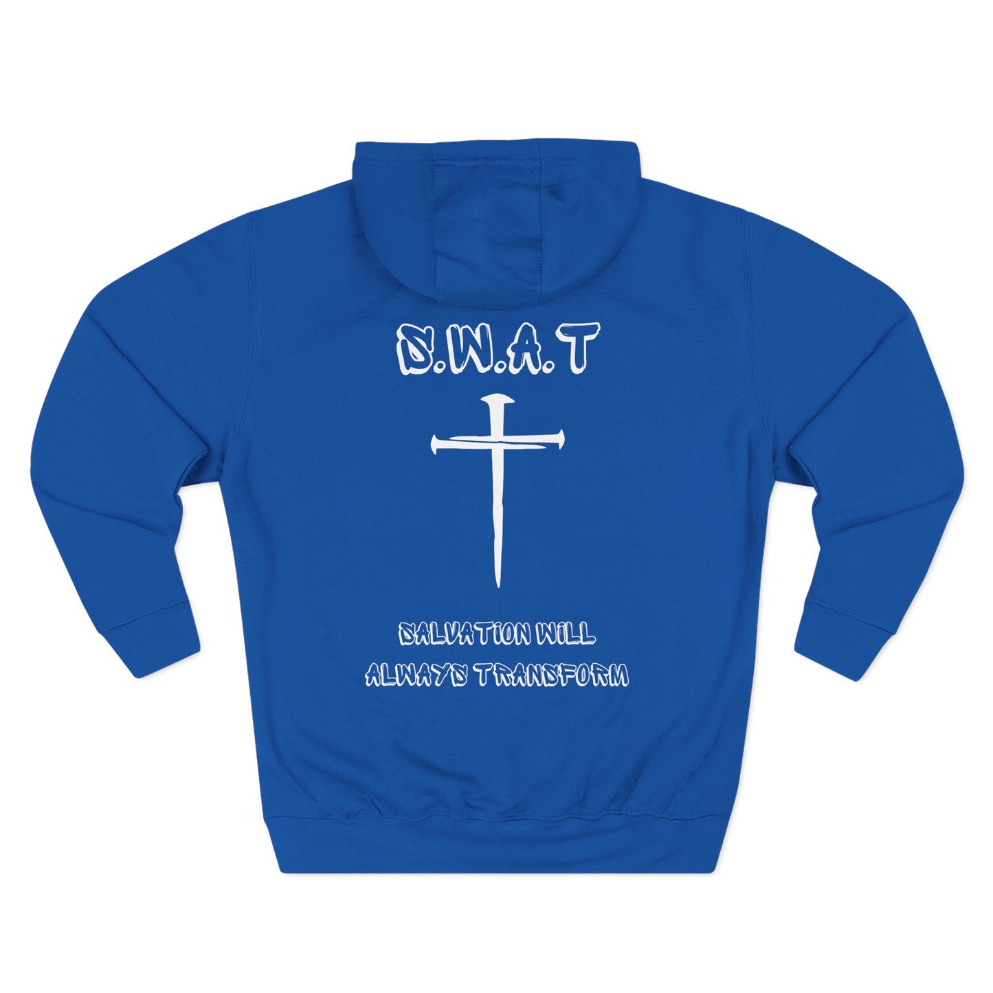 Swat Christian White Words Hoodie