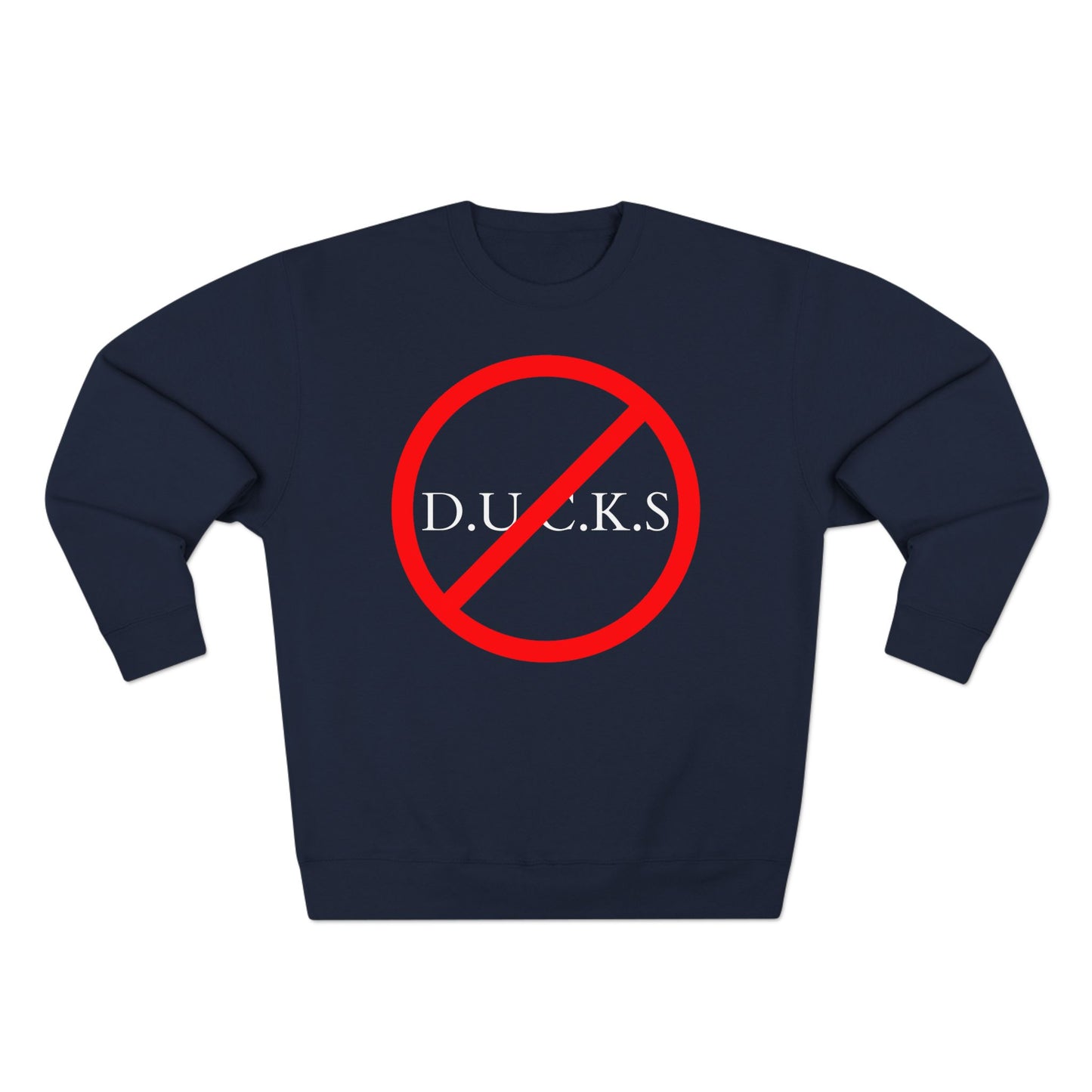 DUCKS Christian White Crewneck