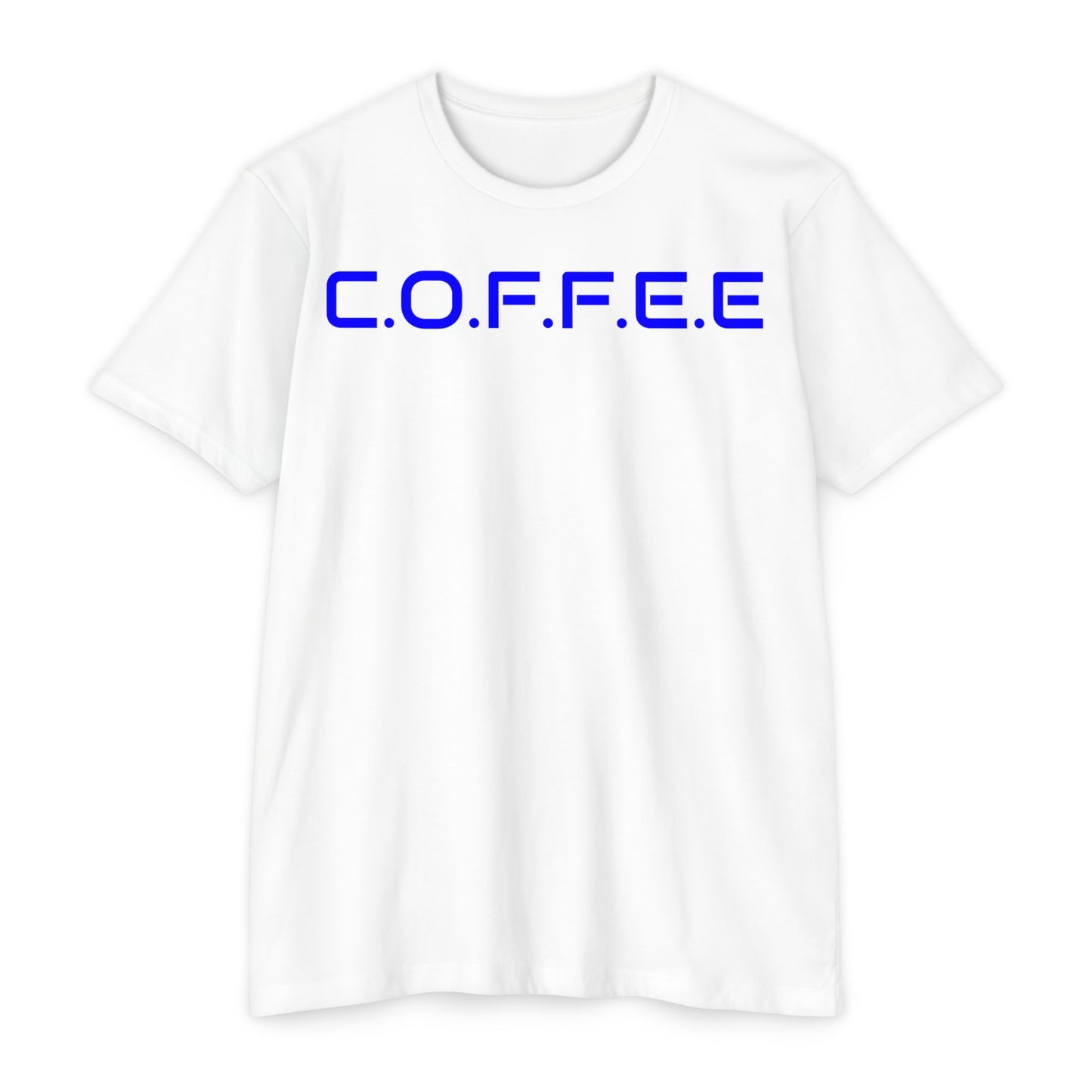 Adult Coffee Christian Blue Words Only Blended