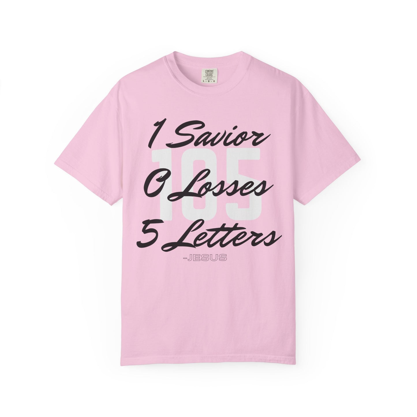 Adult 105 Christian Black and White Letters