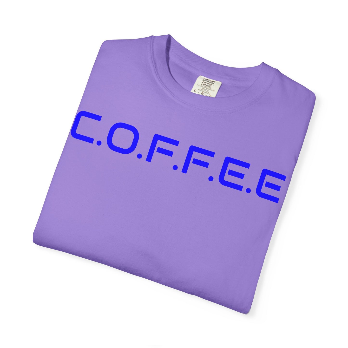 Adult Coffee Christian Blue Words Only
