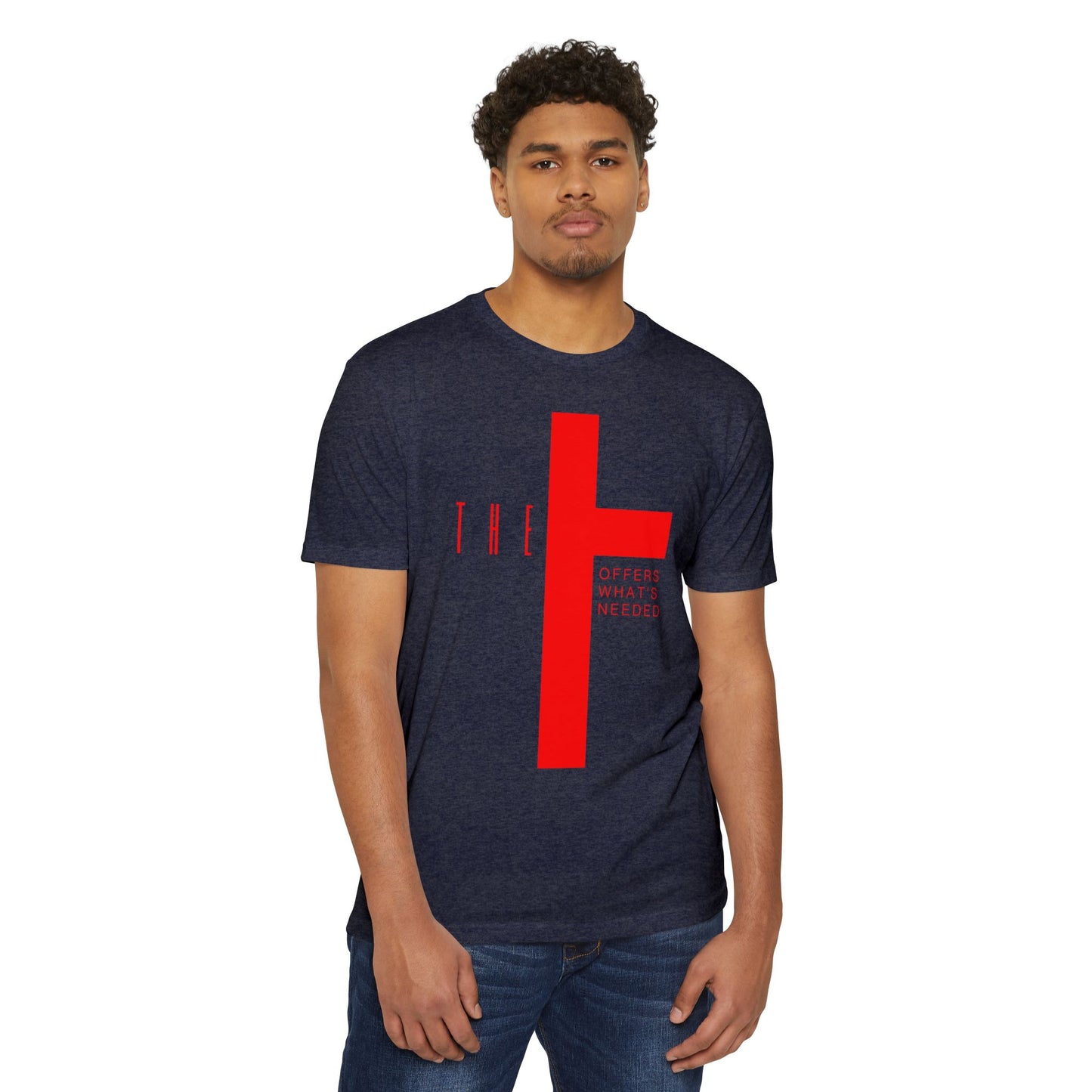 T-Town Red Cross & Letters Blended