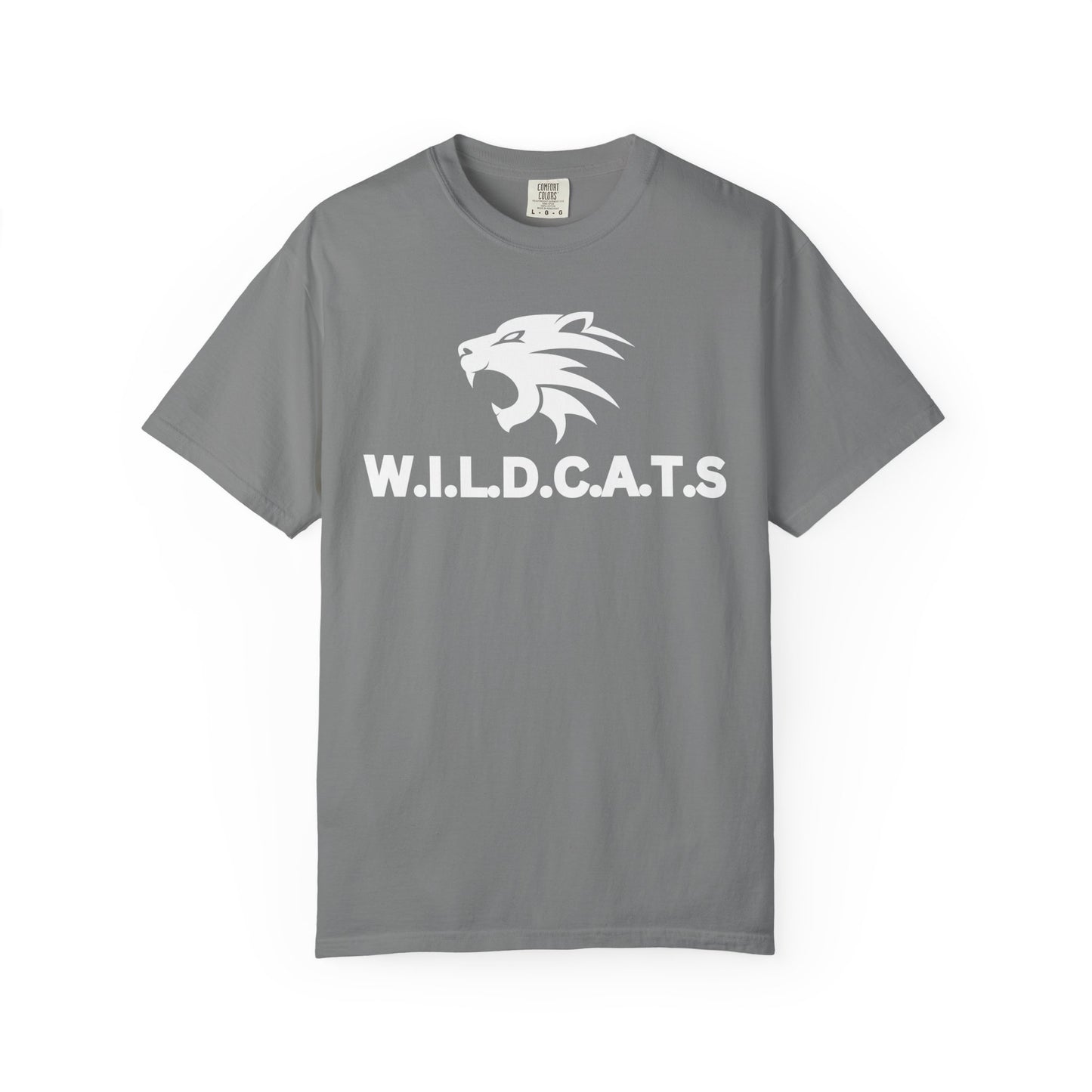 Wildcats Christian White Letters & Image Specialty