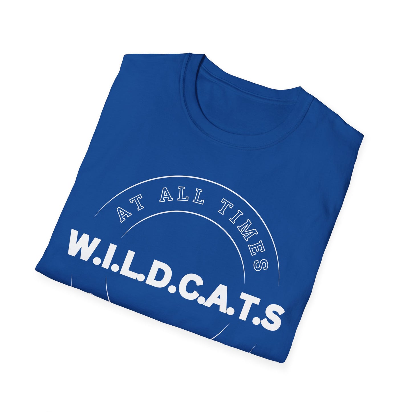 Wildcats Christian White Letters & Picture
