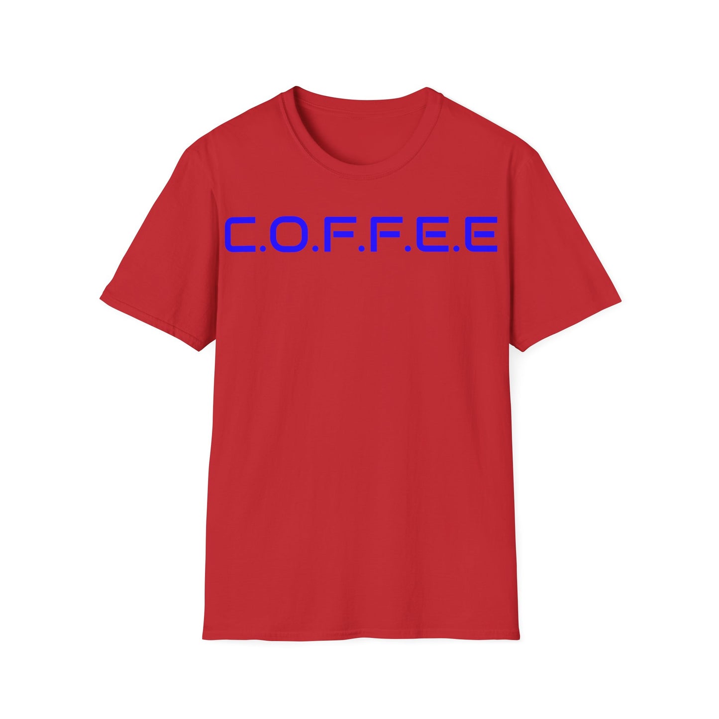 Adult Coffee Christian Blue Words Only