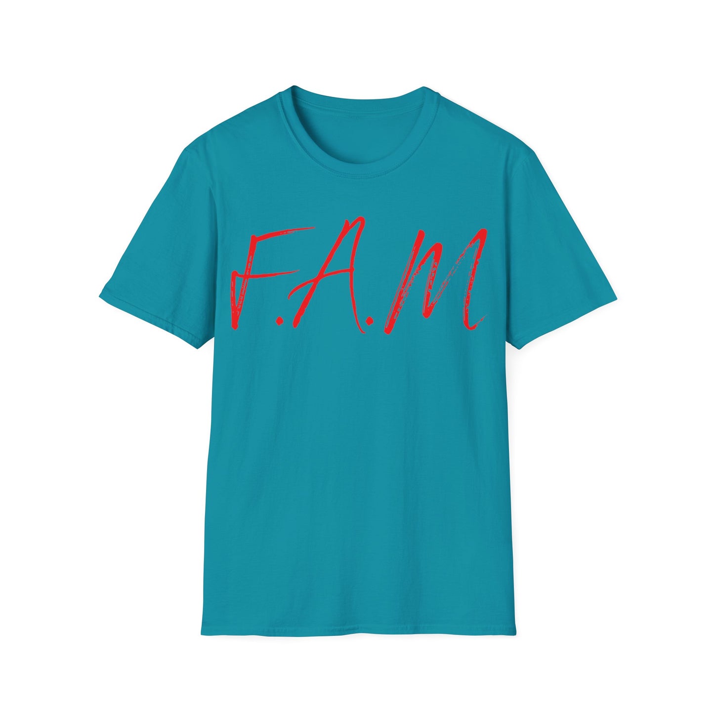 Fam Christian Red Letters & Image