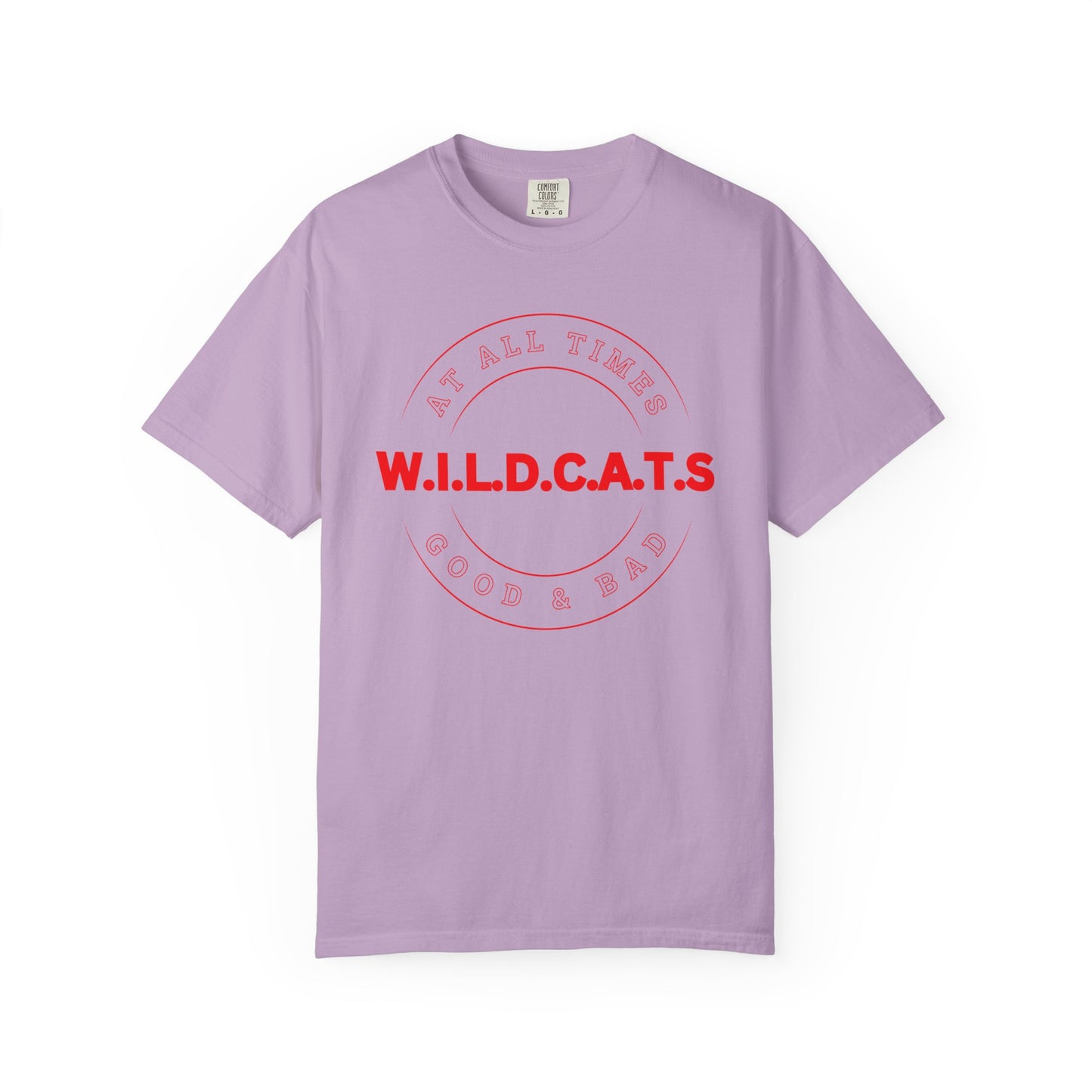 Wildcats Christian Red Letters & Picture