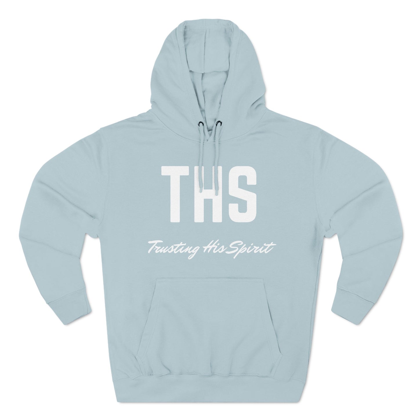 Adult THS Christian White Letters Hoodie