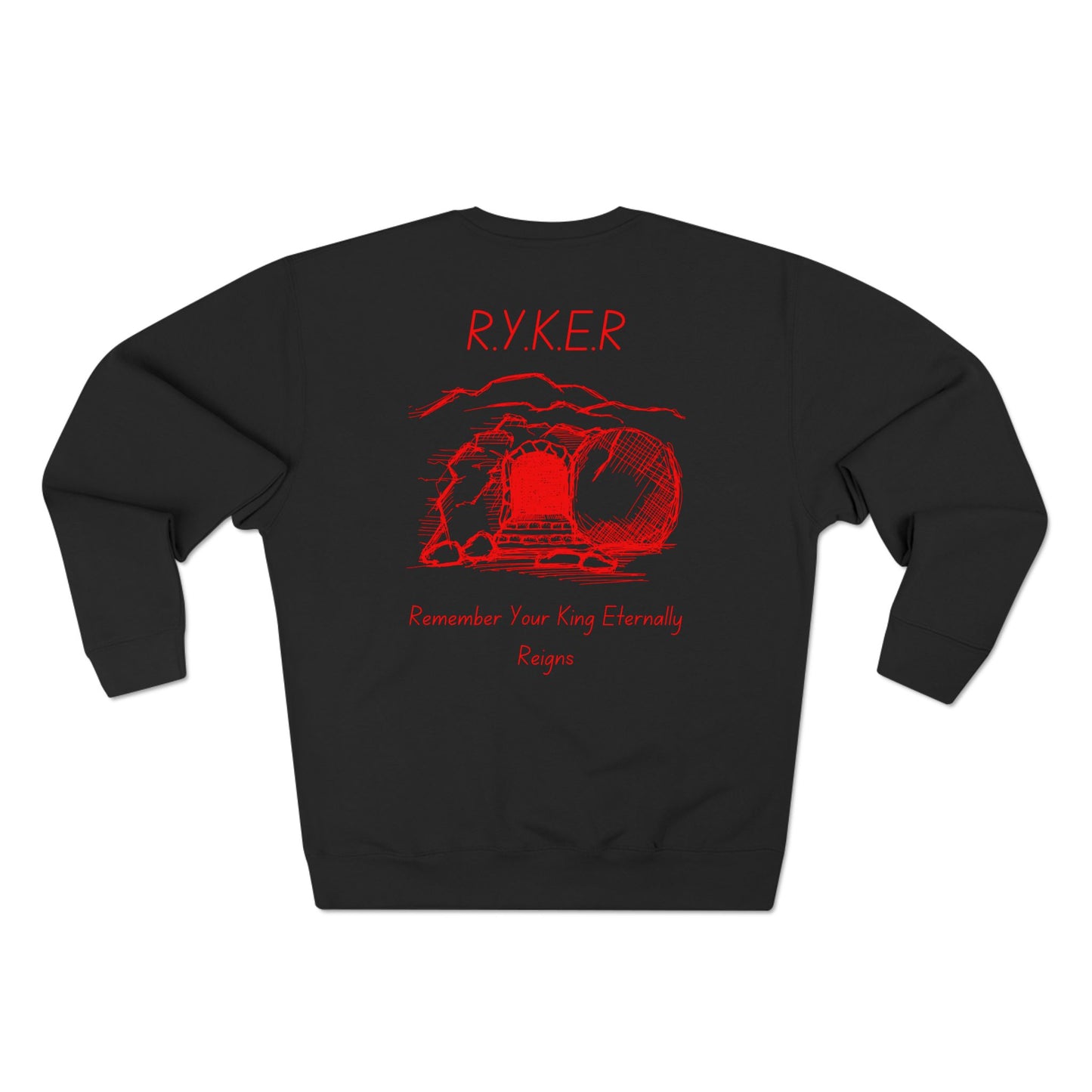RYKER Christian Red Letters Crewneck