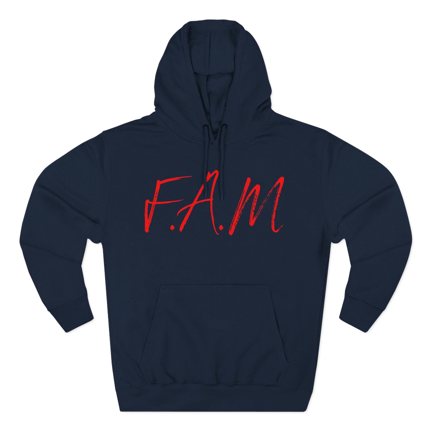 Fam Hoodie Red Words