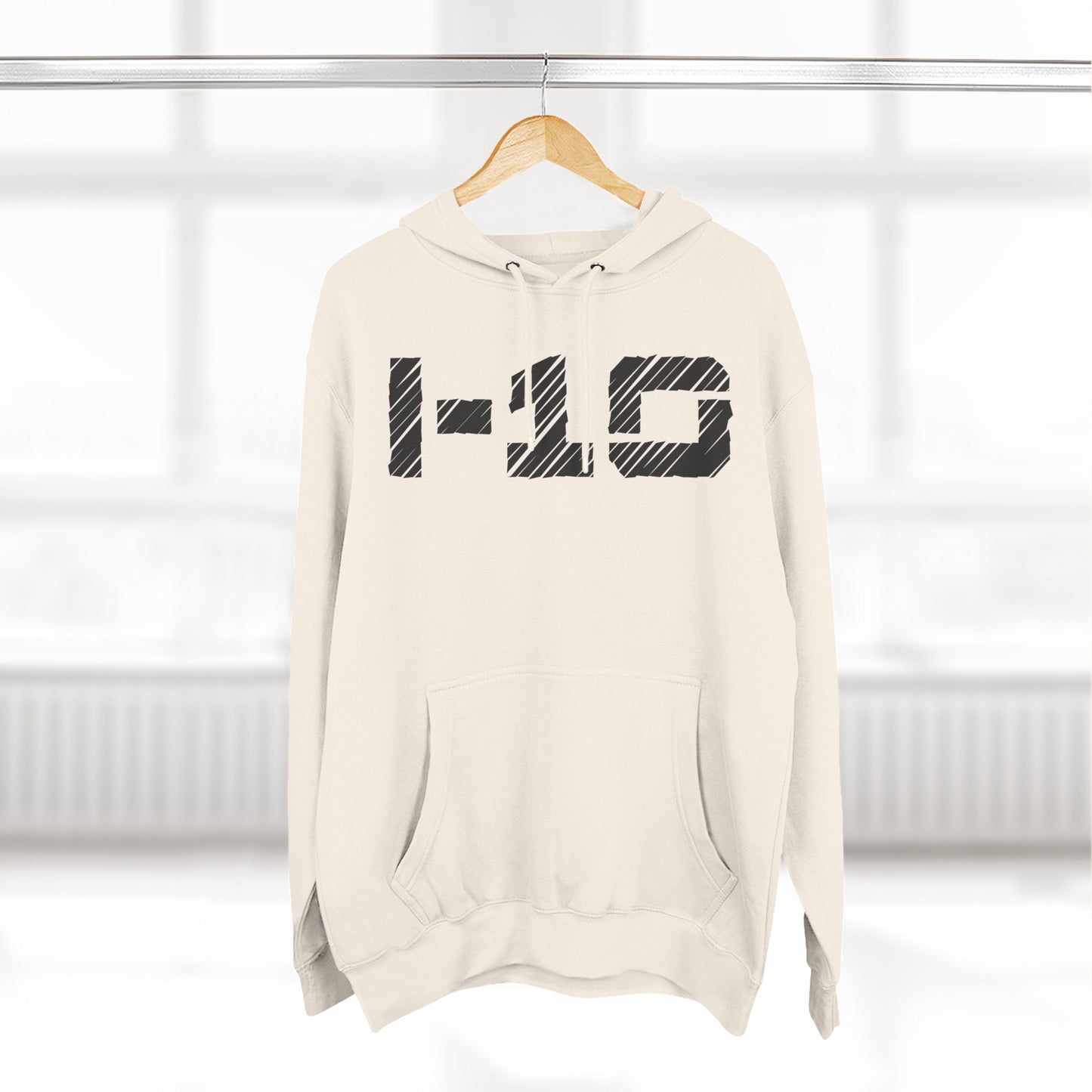 I-10 Christian Black Words Hoodie