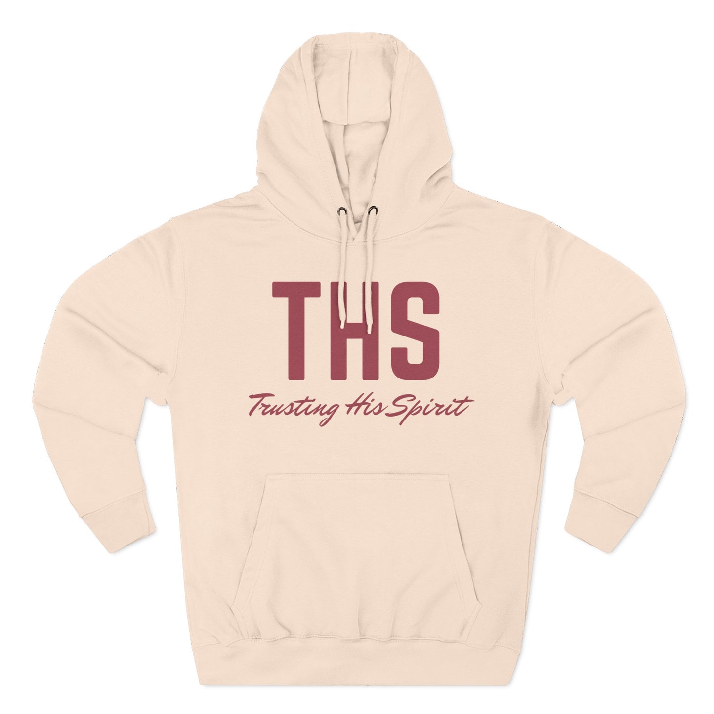 Adult THS Christian Marron Letters Hoodie