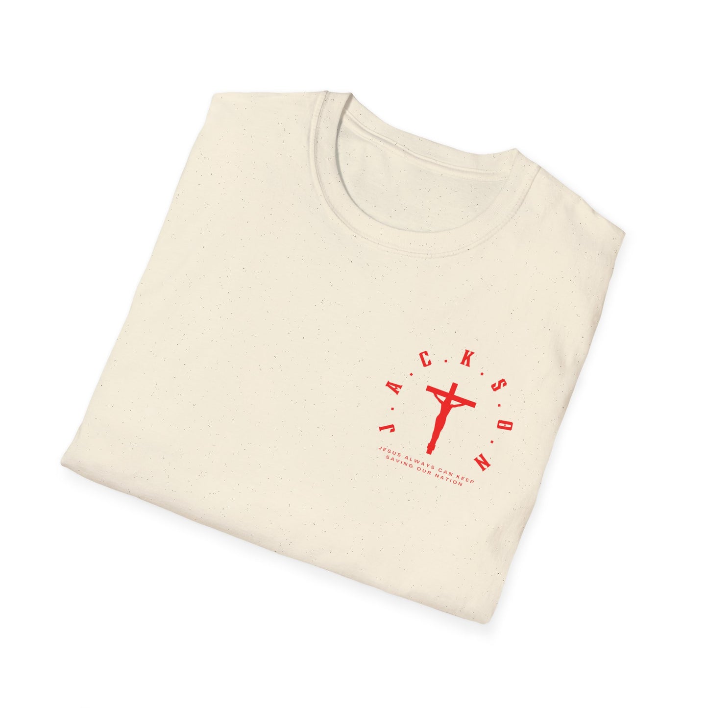 Jackson Believing Christian Red Letters & Cross