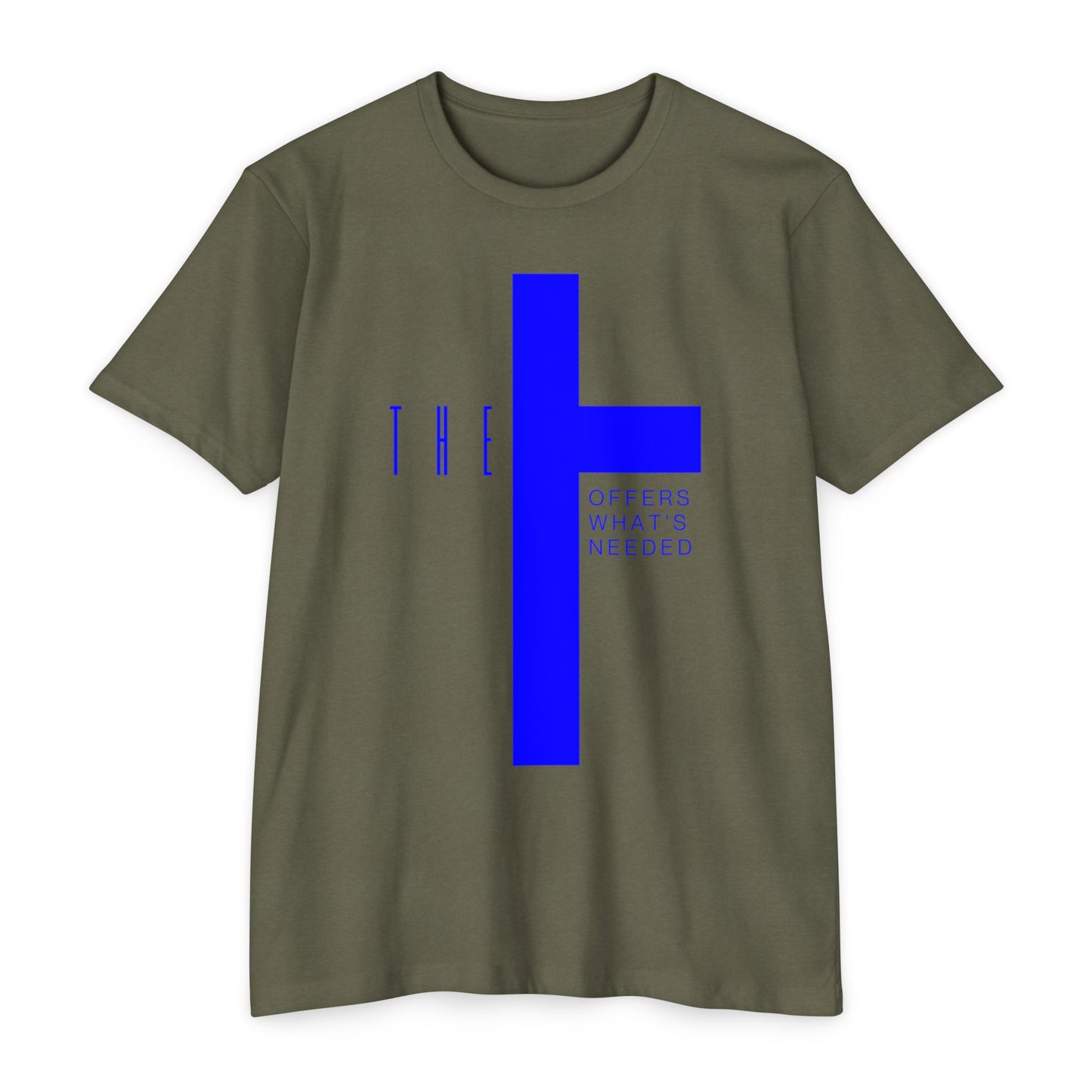 T-Town Blue Cross & Letters Blended