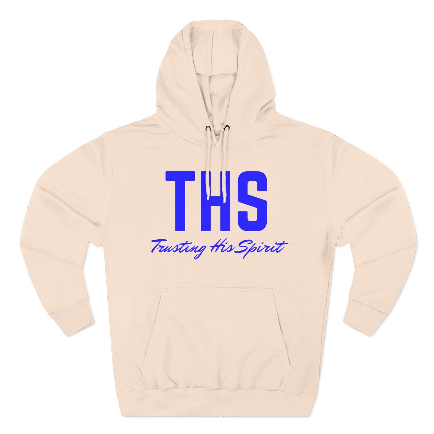 Adult THS Christian Blue Letters Hoodie