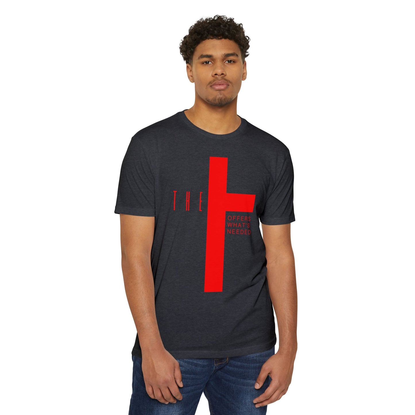 T-Town Red Cross & Letters Blended