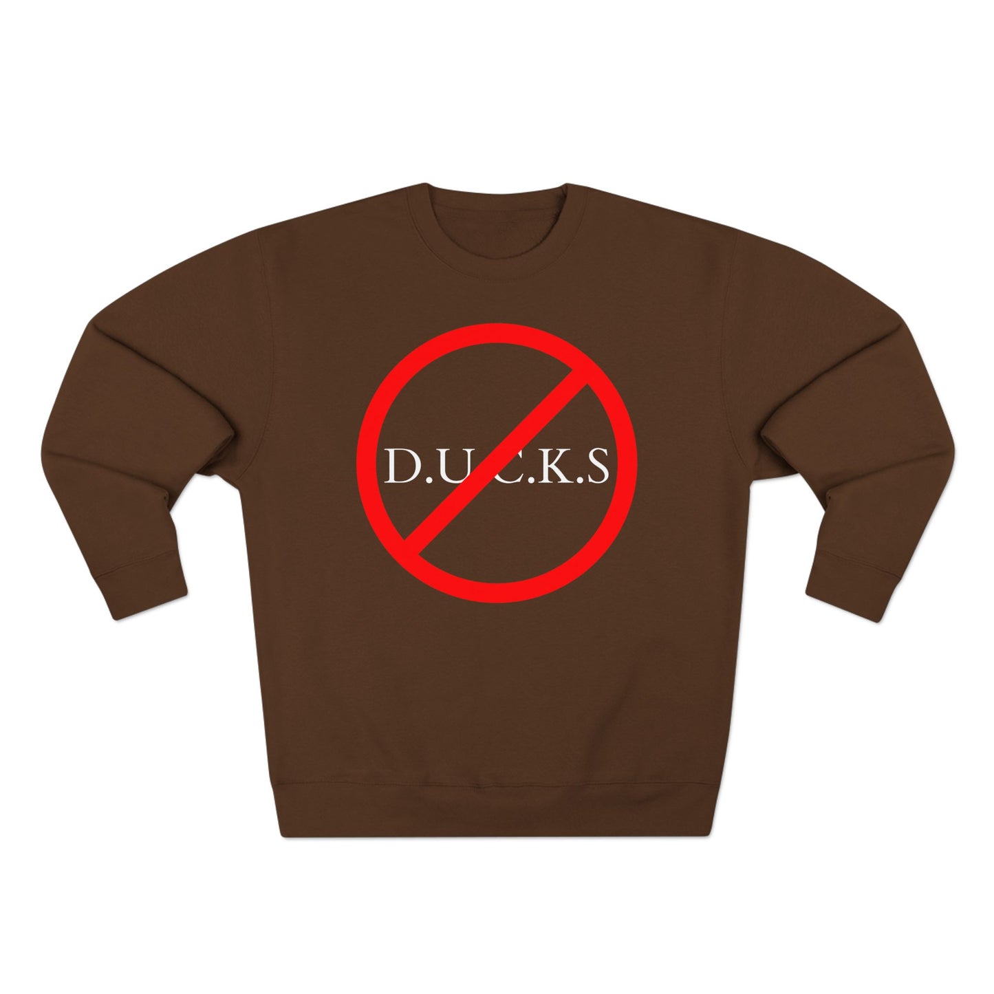 DUCKS Christian White Crewneck