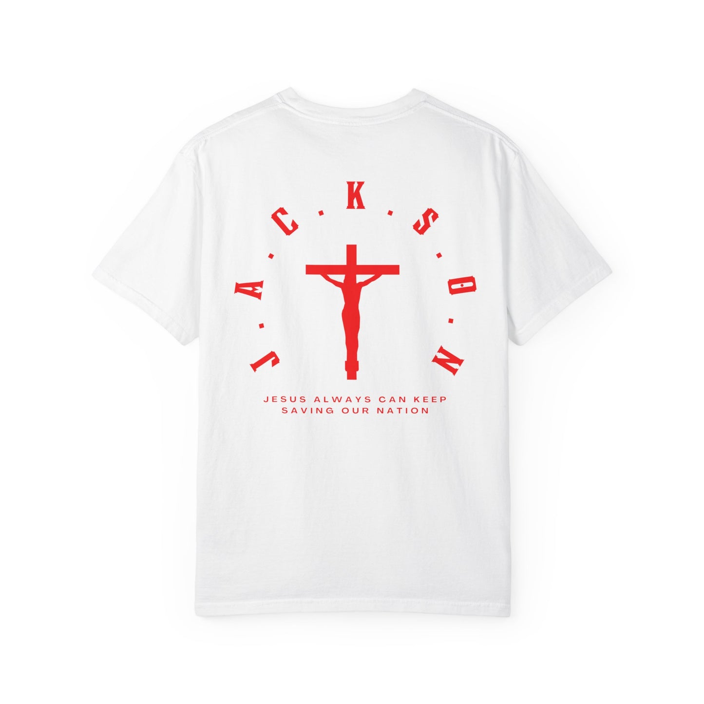 Jackson Believing Christian Red Letters & Cross