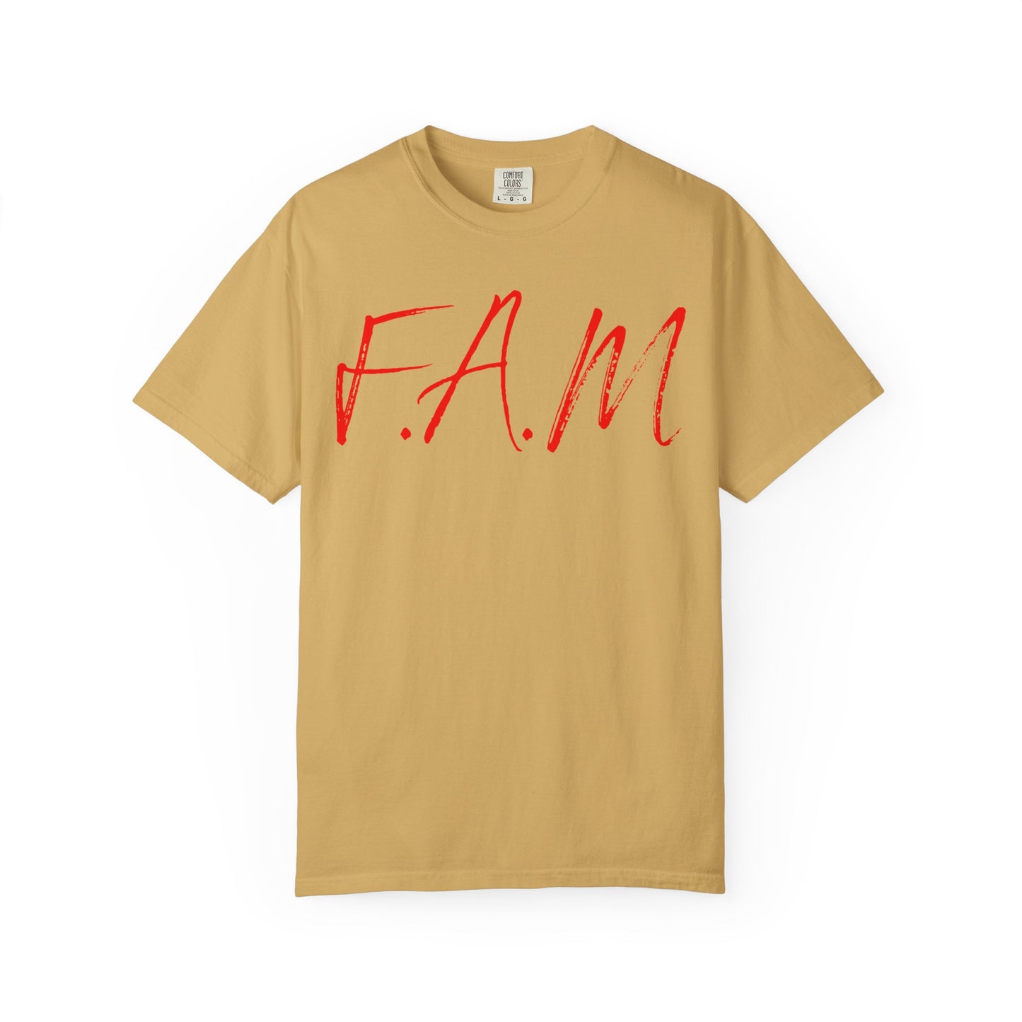 Fam Christian Red Letters & Image